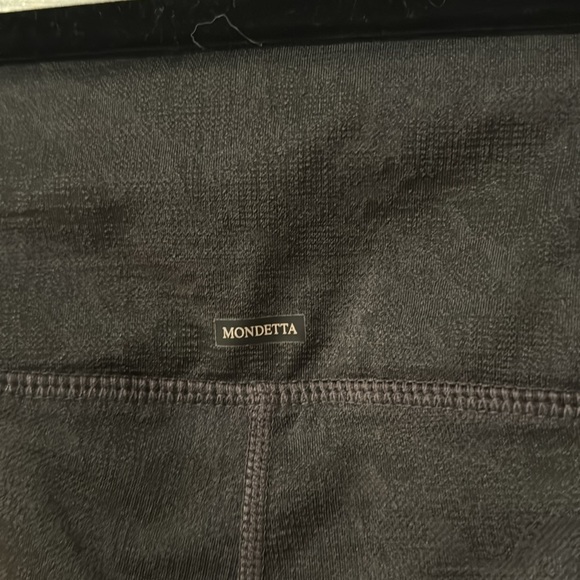 Mondetta NWT Ladies Brushed Jacquard Black Leggings Size XXL item # 1528281 - Picture 10 of 11